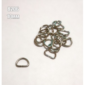  Полукольца 8206 п/кольцо 9м. никель